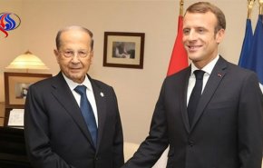 عون پس از دیدار با ماکرون: تشکیل دولت یک مسئله لبنانی است