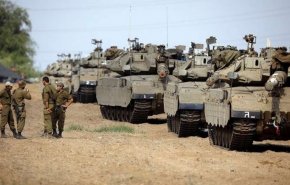 استقرار تانک های رژیم صهیونیستی در مرزهای نوار غزه