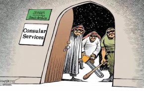 شاهد.. نكت وطرائف وكاريكاتيرات أثارها مقتل خاشقجي