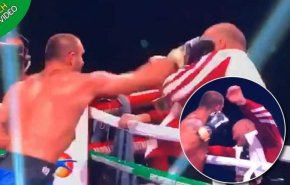 شاهد بالفيديو: ملاكم ينهال بالضرب على مدربه بعد خسارة المباراة
