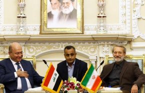 لاریجانی: بدخواهان نتوانستندعراق جدید را ناکام بگذارند/ برهم صالح: درباره یمن با صراحت کامل با عربستان صحبت می‌کنم