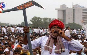 تظاهرة لآلاف المزارعين في جميع أنحاء الهند والسبب؟؟