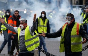 شاهد؛ احتجاجات باريس تقلق ماكرون وتحرك الحلول