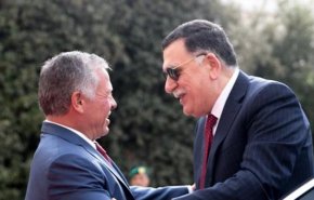 دیدار رئیس دولت وفاق ملی لیبی با شاه اردن
