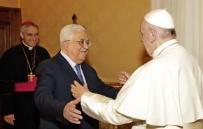 دیدار پاپ فرانسیس و محمود عباس در واتیکان 