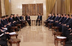 دیدار یک هیات روس با بشار اسد در دمشق