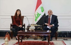 عبد المهدي يقرر منح نادية مراد وزوجها جوازين دبلوماسيين