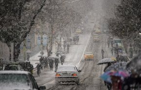 موجة الثلوج والصقيع تجتاح 14 محافظة ايرانية