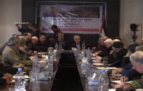 شاهد؛ اجتماع فلسطيني في دمشق يدعم مسيرات العودة