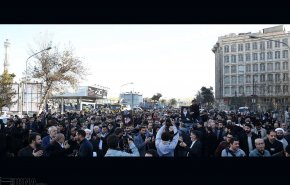 تشييع جثمان آية الله هاشمي شاهرودي في طهران+صور