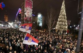 مشارکت 25 هزار نفر در تظاهرات ضددولتی صربستان