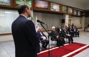 بازدید دکتر روحانی از مرکز ملی راهبری شبکه برق کشور