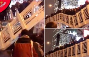 بالفيديو..كارثة انهيار جسر في موسكو بعد ثوان من استقبال 2019