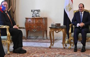 دیدار وزیر خارجه آمریکا با رئیس‌جمهور مصر 