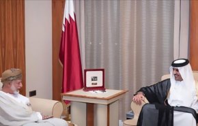 گفت‌وگوی «بن علوی» با امیر قطر درباره بحران شورای همکاری
