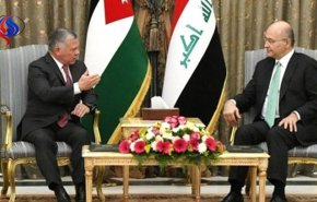 دیدار پادشاه اردن با برهم صالح در بغداد