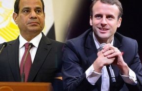 گفت‌وگوی تلفنی روسای جمهور فرانسه و مصر