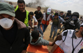 54 اصابة بقمع الاحتلال المشاركين في جمعة الوفاء للشهداء
