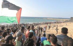 زخمی شدن 80 فلسطینی در «راهپیمایی دریایی» ساکنان غزه
