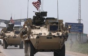 خروج یک کاروان نظامی آمریکا از شمال سوریه به عراق