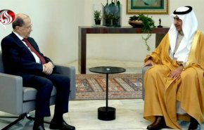 دیدار هیأت سعودی با رئیس‌جمهور لبنان ساعاتی پس از پایان سفر ظریف به بیروت