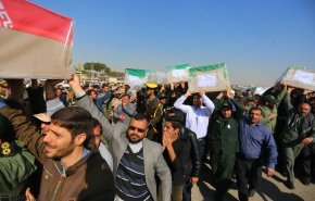 تشييع جثامين الشهداء المدافعين عن أمن البلاد في إصفهان