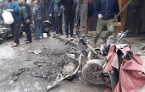 لحظه انفجار وحشتناک موتور سیکلت بمب‌گذاری شده در شهر «الباب» سوریه + فیلم