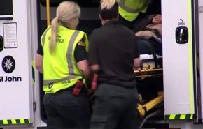 لحظة القبض على أحد منفذي الهجوم على المسجد في نيوزيلندا