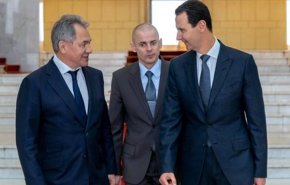 دیدار وزیر دفاع روسیه با بشار اسد در دمشق/ تحویل نامه پوتین به رئیس جمهور سوریه