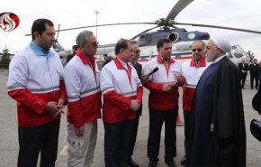 بازدید سرزده رئیس جمهور از روند امدادرسانی به مسافران نوروزی