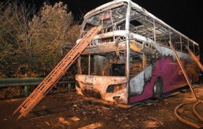 آتش گرفتن اتوبوس گردشگران در چین 26 کشته بر جا گذاشت