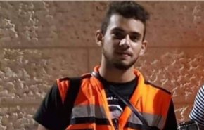 یک امدادگر فلسطینی به شهادت رسید
