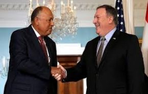 وزیر خارجه مصر در دیدار با همتای آمریکایی درباره فلسطین و جولان چه گفت؟
