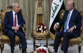 نبیه بری با رئیس‌جمهور و رئیس پارلمان عراق دیدار کرد