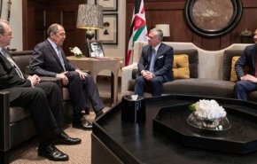 دیدار وزیر خارجه روسیه با شاه اردن
