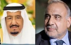 دیدار نخست وزیر عراق با شاه سعودی در ریاض
