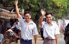 خبرنگاران فاش کننده جنایات دولت میانمار آزاد شدند