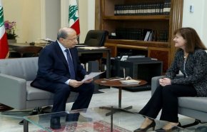 عون يسلّم السفيرة الأمريكية رؤية لبنان لترسيم الحدود البحرية مع الاحتلال 