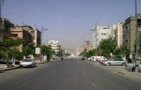 شاهد... اندلاع حريق في أحد شوارع دمشق 
