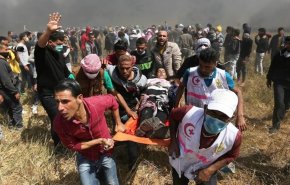 16 زخمی در راهپیمایی بازگشت در شرق غزه