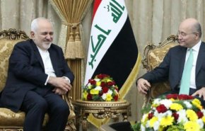 دیدار ظریف با رئیس‌جمهور و نخست‌وزیر عراق