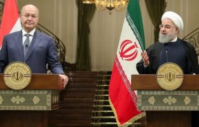 الرئيس روحاني يوجه دعوة لبرهم صالح لزيارة طهران
