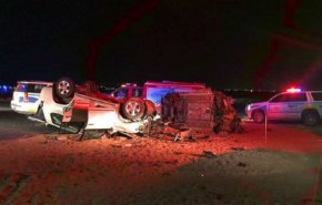 بالصور.. حادث سير مروع في الكويت يودي بحياة 8 أشخاص
