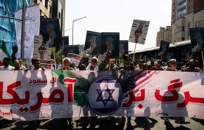 بالصور.. الايرانيون يشاركون في ميليونية القدس (2)
