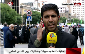 شاهد: مشهد المقدسة تحتضن اكبر مسيرة ليوم القدس شرقي ايران