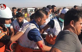 شهادت یک امدادگر فلسطینی در مرکز غزه