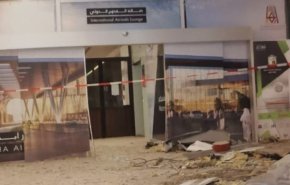 الصور الأولى لأضرار استهداف مطار أبها السعودي