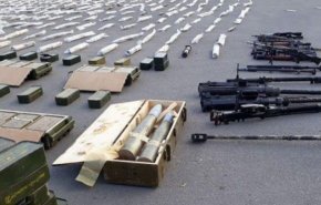 شاهد: العثور على كميات من الأسلحة والذخائر جنوب سوريا