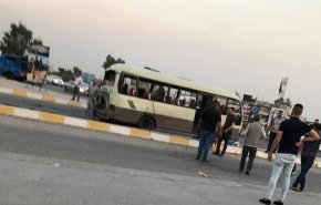 انفجار حافلة ركاب في كركوك بالعراق

