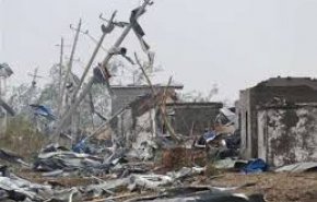 196 کشته و زخمی در توفان شدید در چین 